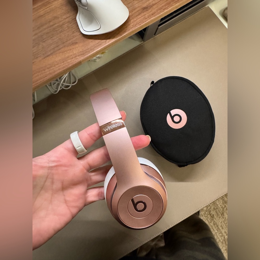 Beats Solo3 by Dre Rose Gold On-Ear Headphones
